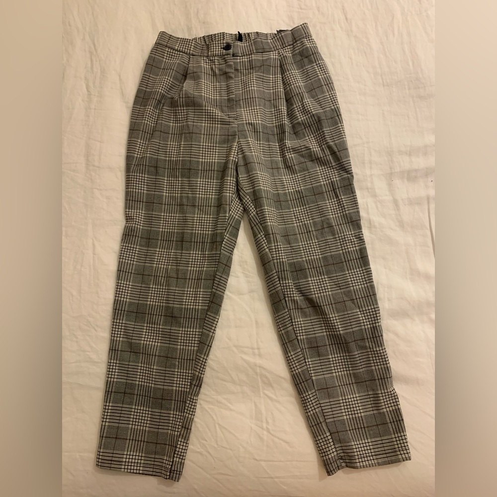 Plaid trousers